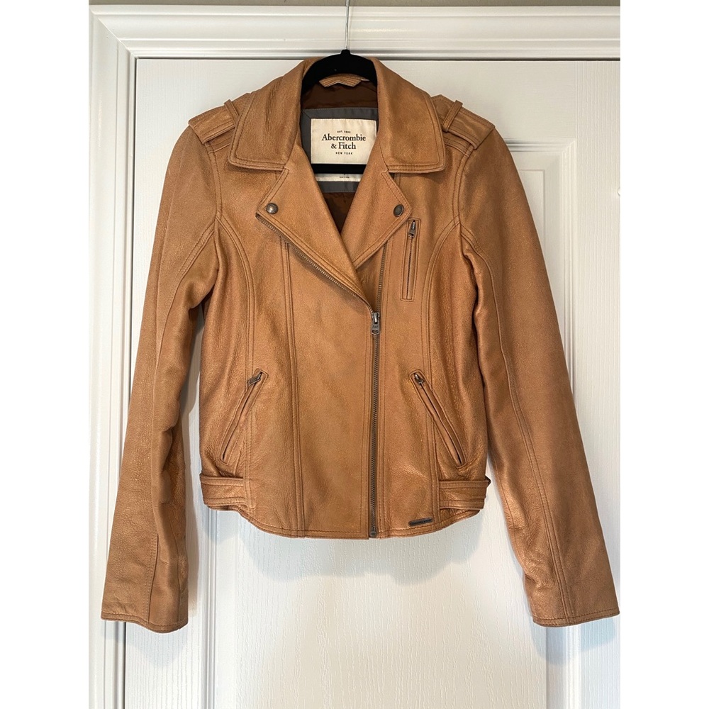 Metallic Leather Jacket